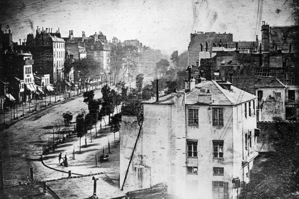 1839 "Boulevard du Temple" de Daguerre